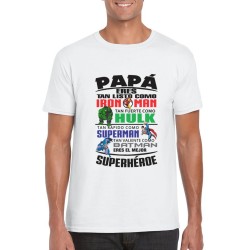 Camiseta papá superhéroe