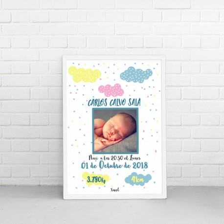 Lámina con marco Estrella2