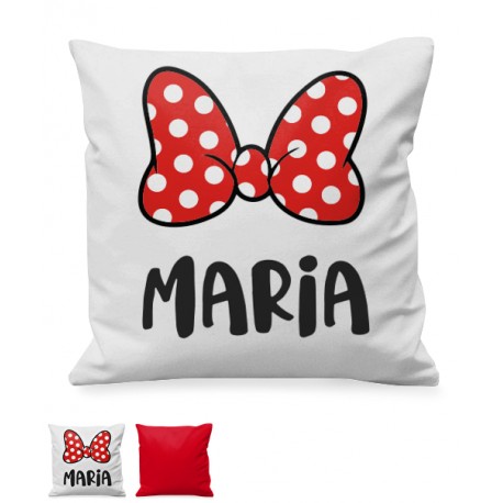 Cojín corazon flores