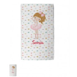 Toalla Algodón Bailarina 1-  70x140