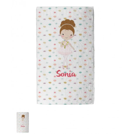 Toalla Algodón Bailarina 3-  50x100