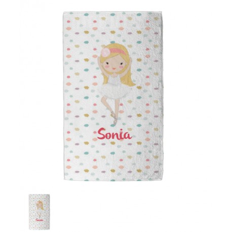 Toalla Algodón Bailarina 6-  50x100