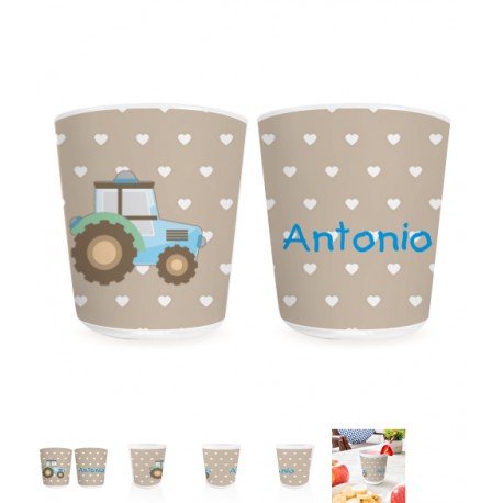 Vaso plástico Tractor