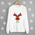 Sudadera: Reno con Nombre