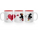 Taza beso Minnie y Mickey