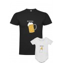 Camiseta cerveza/bibe