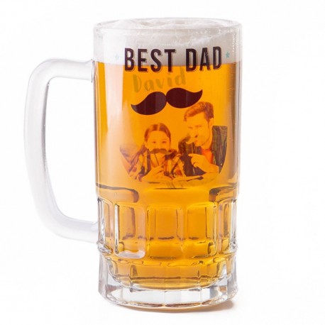 Jarra de cerveza opaca