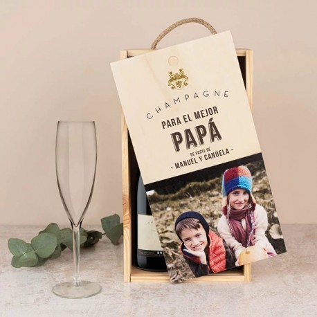 Caja de vino personalizada 1 botella